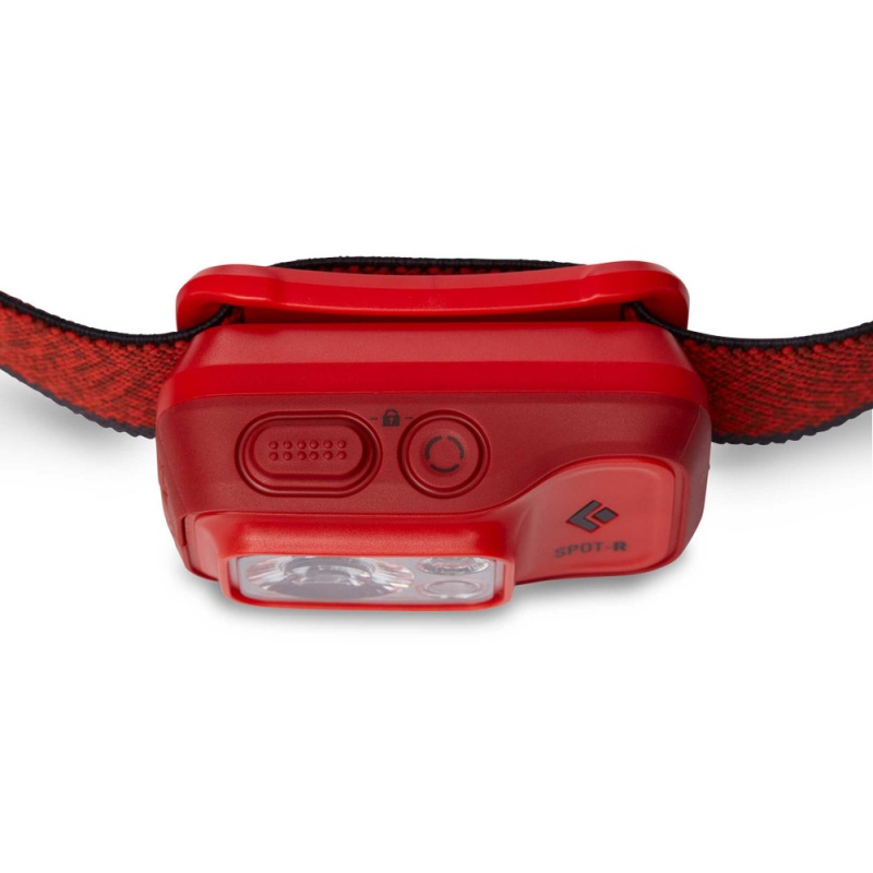 Red Men\'s Black Diamond Spot 400-R Rechargeable Headlamps | OP732422