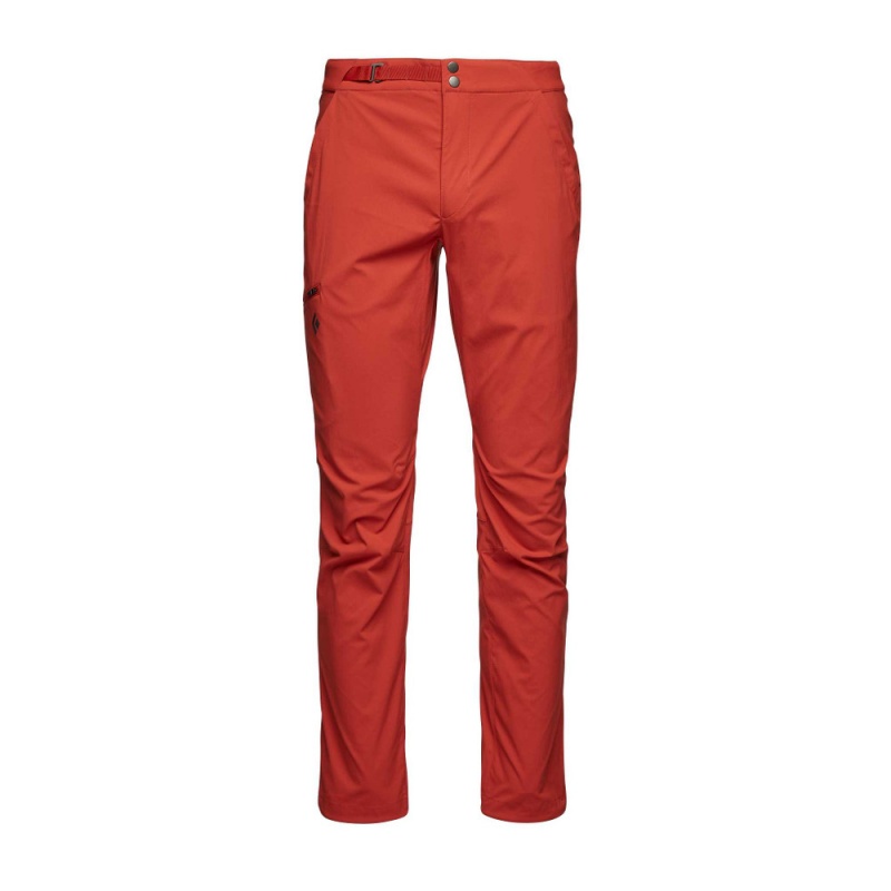 Red Men's Black Diamond Technician Alpine Pants | MR901302