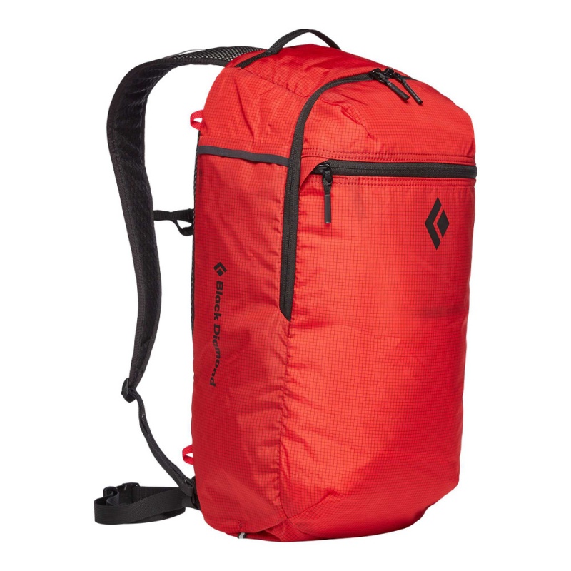 Red Men\'s Black Diamond Trail Zip 18 Backpacks | TW628074