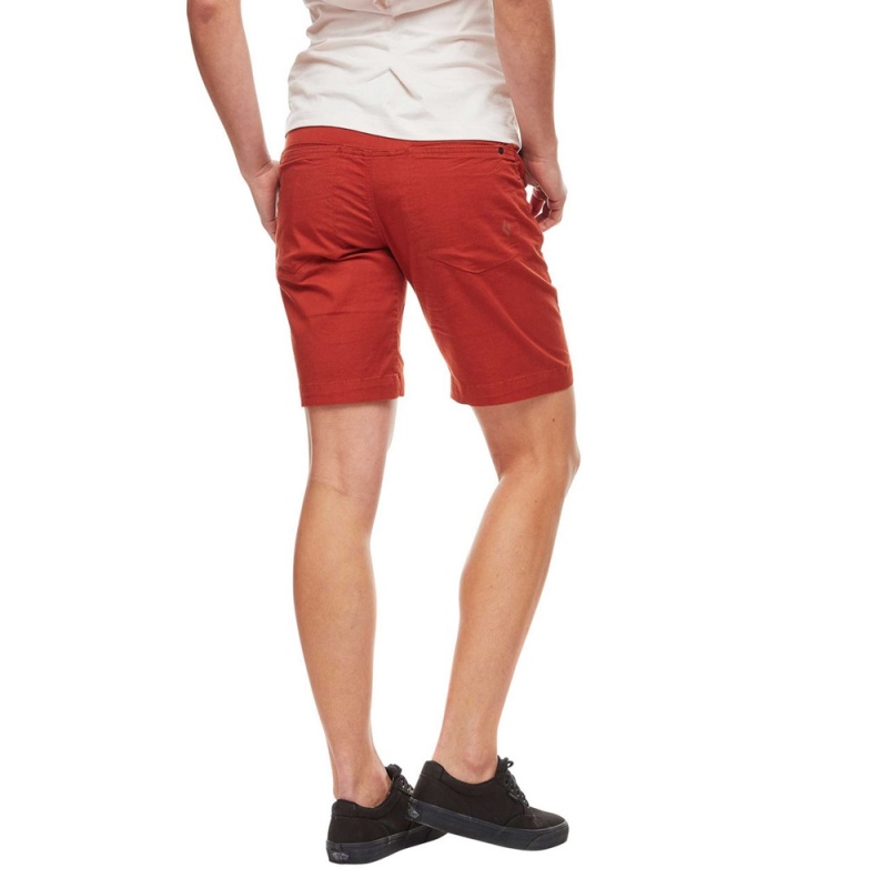 Red Women's Black Diamond Credo Shorts | JD365424