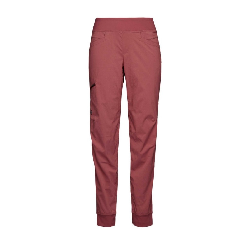 Red Women\'s Black Diamond Technician Jogger Pants | OC823227