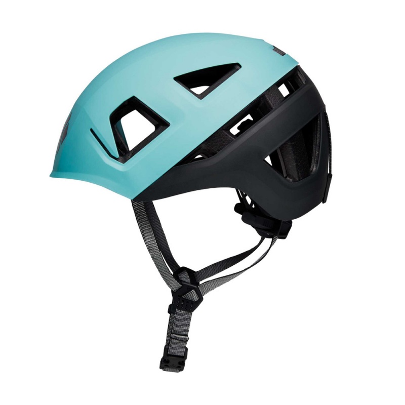 Turquoise Men's Black Diamond Capitan Helmets | OO375540