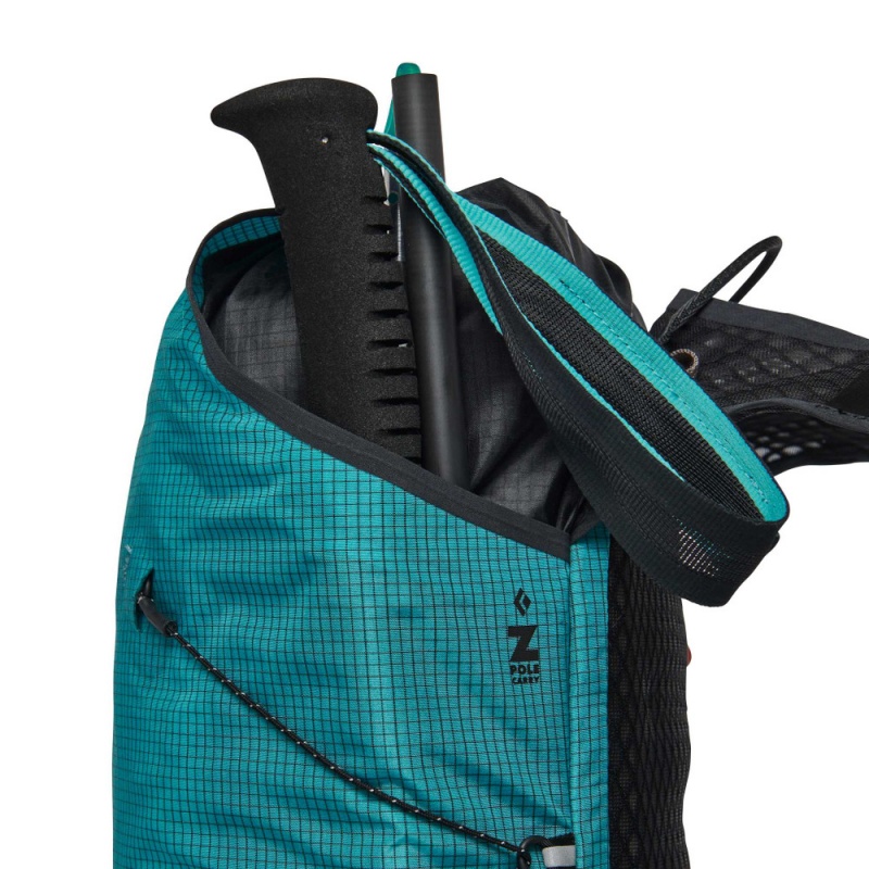 Turquoise Men's Black Diamond Distance 15 Backpacks | QQ494372