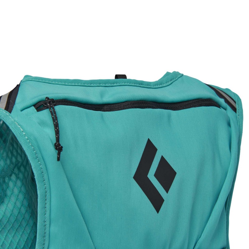 Turquoise Men's Black Diamond Distance 4 Hydration Vest | TB484963