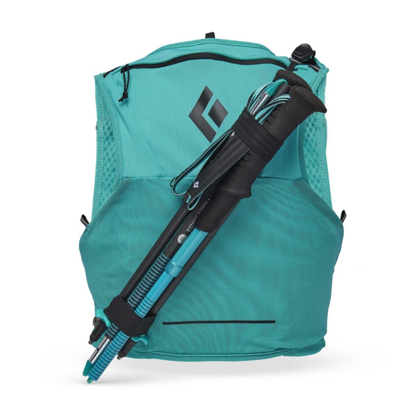 Turquoise Women's Black Diamond Distance 4 Hydration Vest | ZE757216