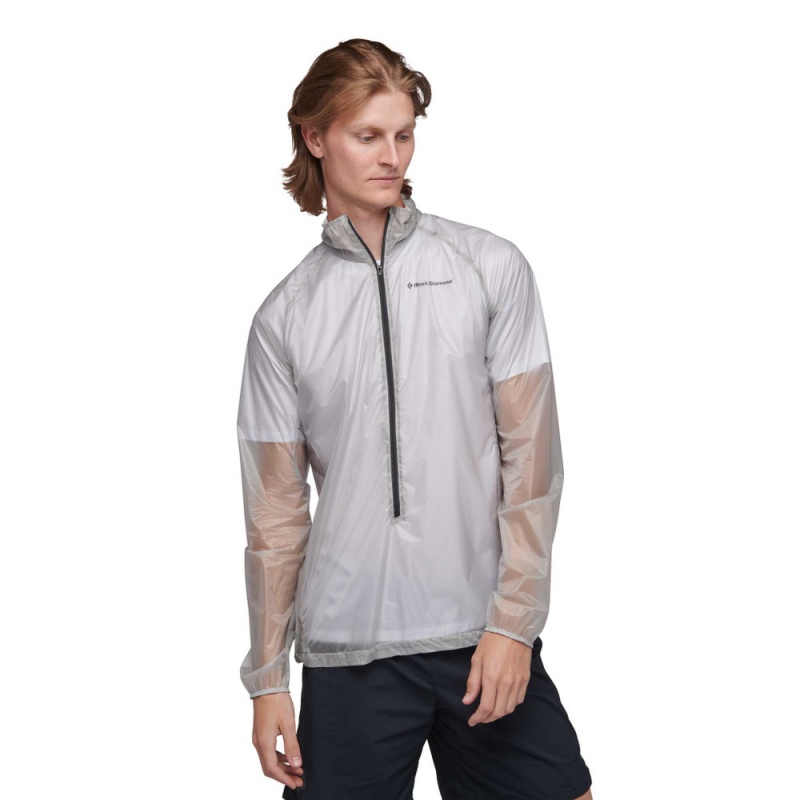 White Men's Black Diamond Deploy Wind Shell Jackets | IJ128565