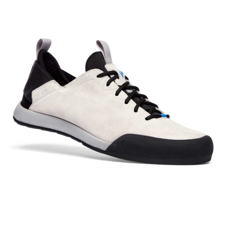 White Men's Black Diamond Session Suede Sneakers | MG219957