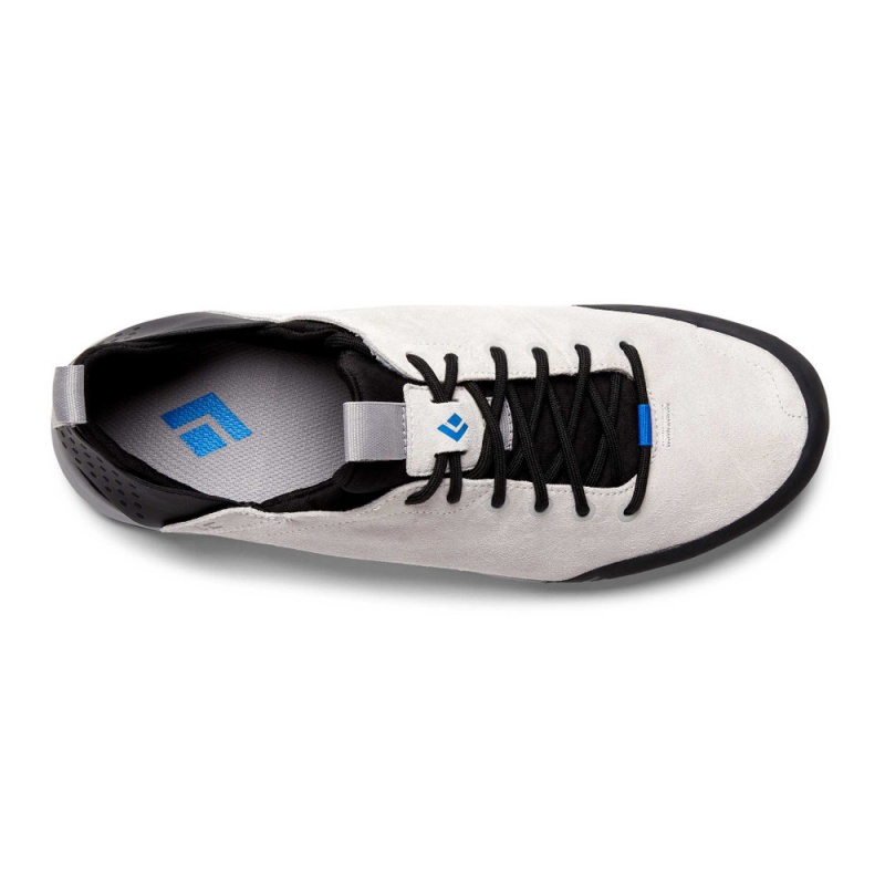 White Men's Black Diamond Session Suede Sneakers | MG219957