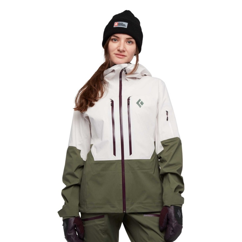 White Women's Black Diamond Recon LT Shell Jackets | EC669876