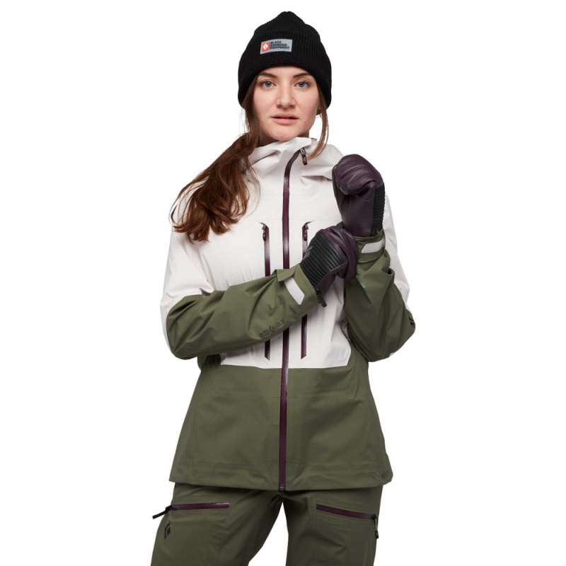 White Women's Black Diamond Recon LT Shell Jackets | EC669876