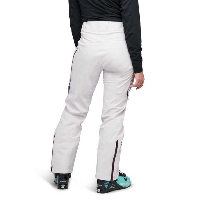 White Women's Black Diamond Recon Stretch Ski Pants | WI880788