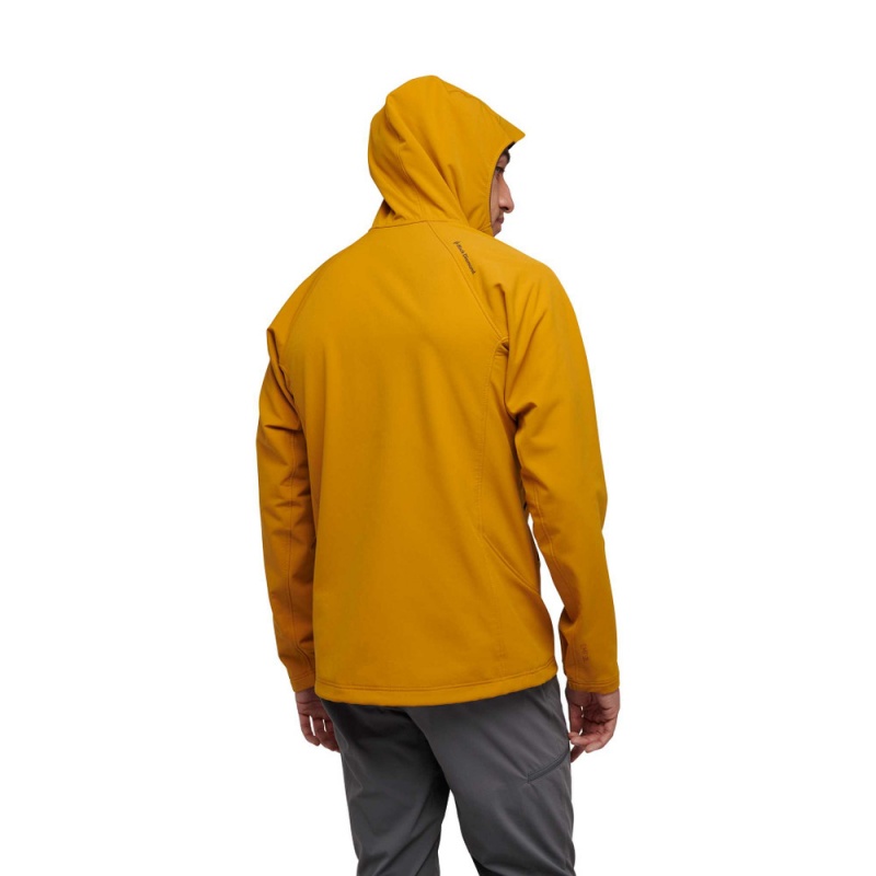 Yellow Men's Black Diamond Element Hoody Jackets | FR958969