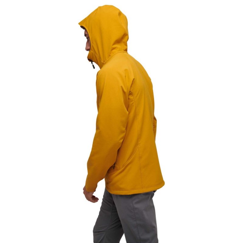 Yellow Men's Black Diamond Element Hoody Jackets | FR958969