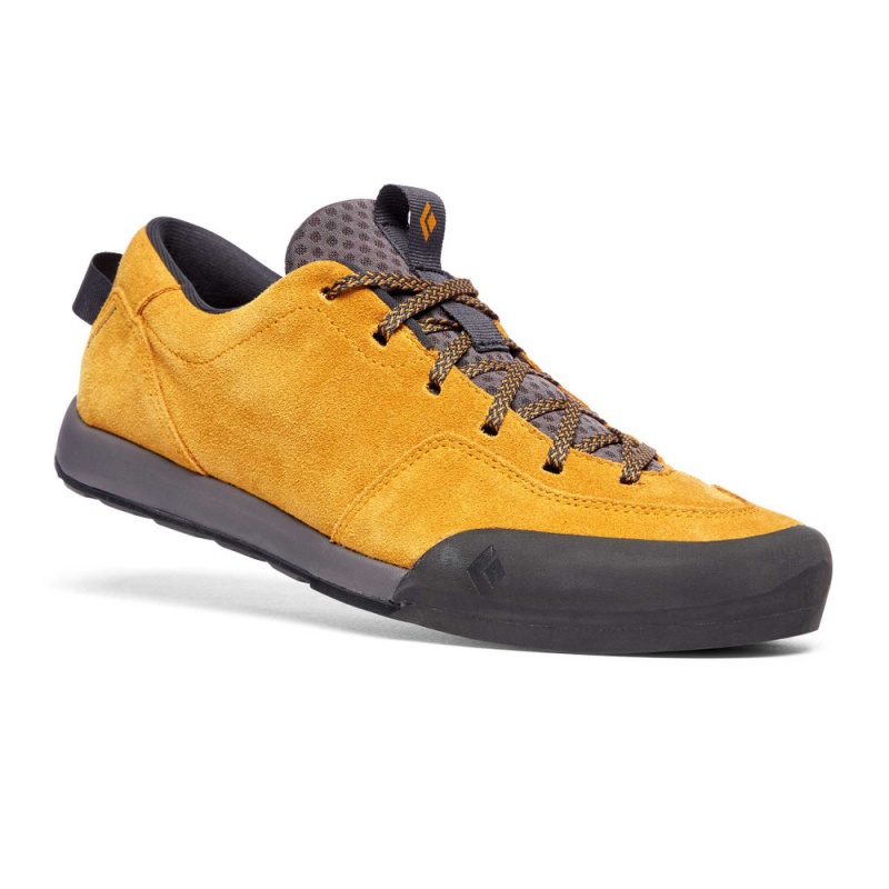 Yellow Men's Black Diamond Prime Sneakers | UH650183