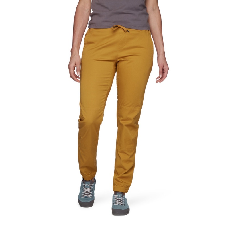 Yellow Women's Black Diamond Notion Pants | OT623515