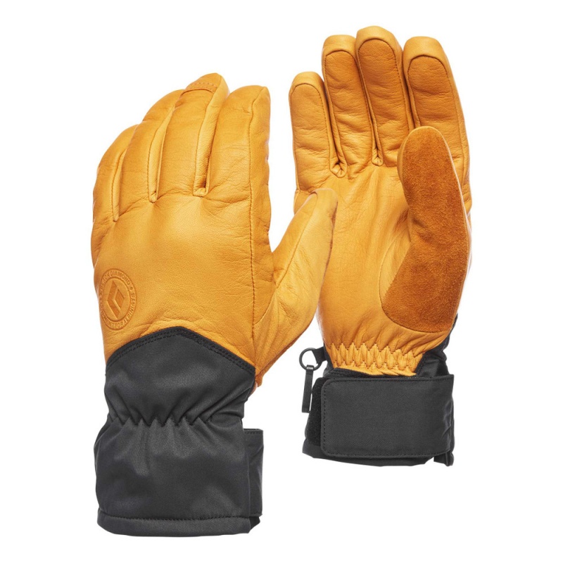 Yellow Women\'s Black Diamond Tour Gloves | ML564834